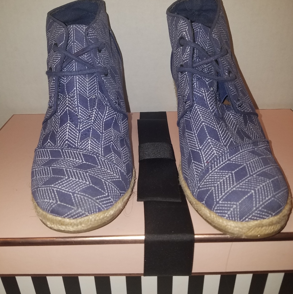 Toms Desert Shashiko Wedge bootie